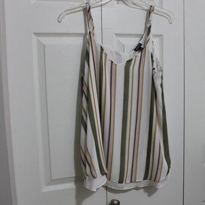 Torrid Size 1 Multi Color Striped Blouse